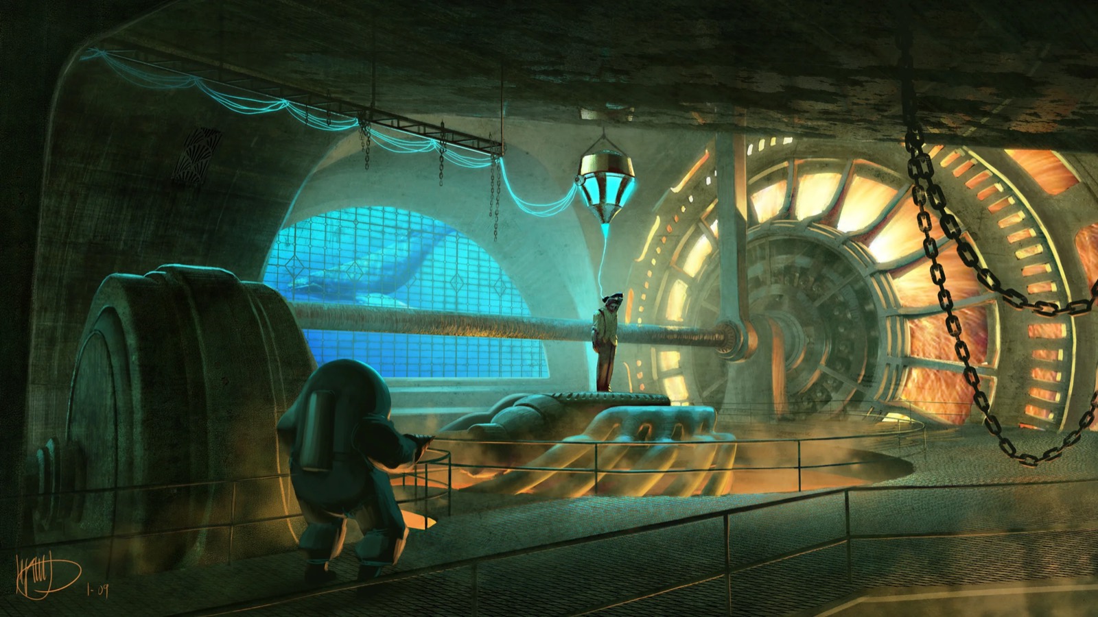 BioShock — concept art by Kasra Farahani, image 1