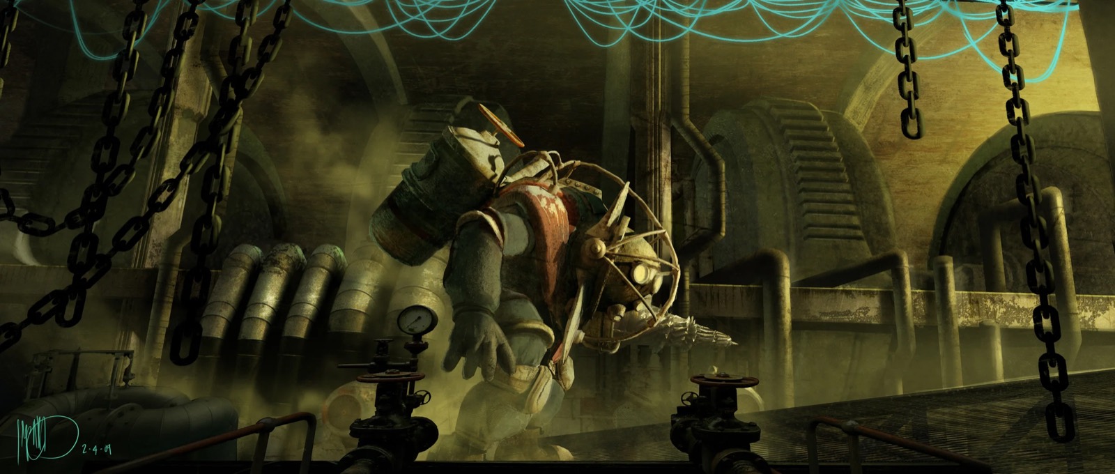 BioShock — concept art by Kasra Farahani, image 2