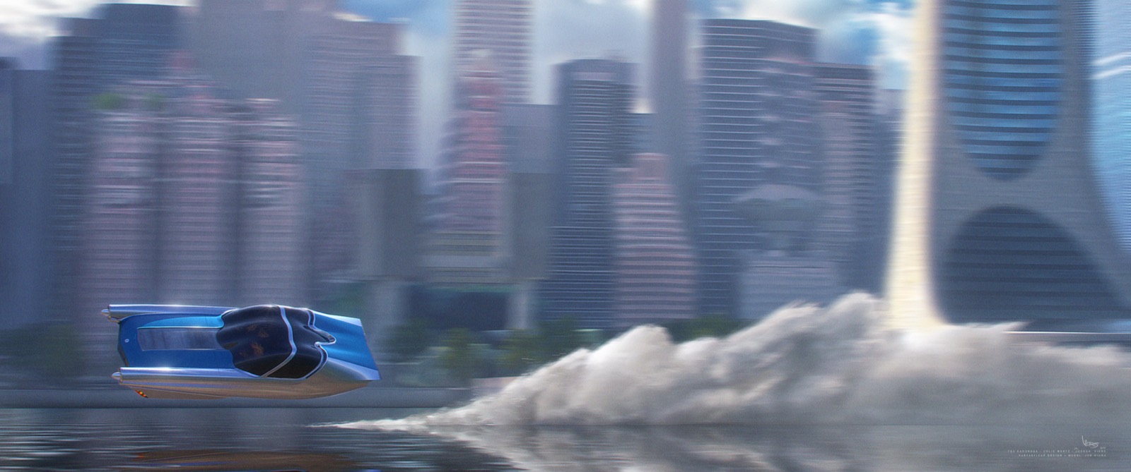 The Fantastic Four: First Steps — The Fantasticar: Concept illustration — Josh Viers