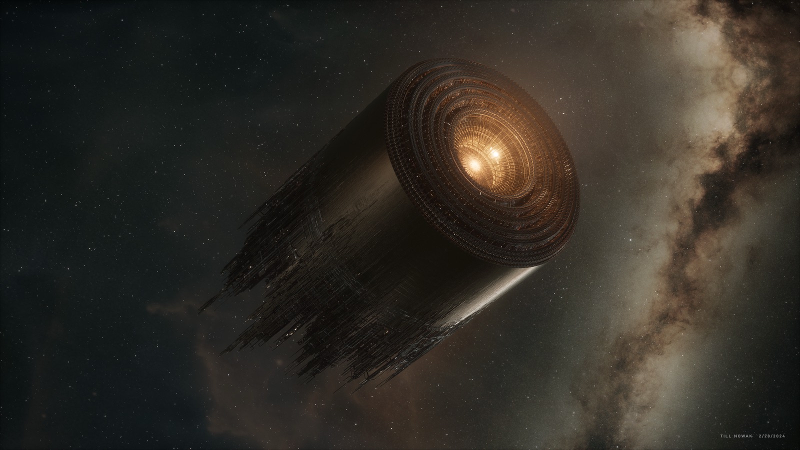 The Fantastic Four: First Steps — Galactus’ World Ship: Concept illustration — Till Nowak