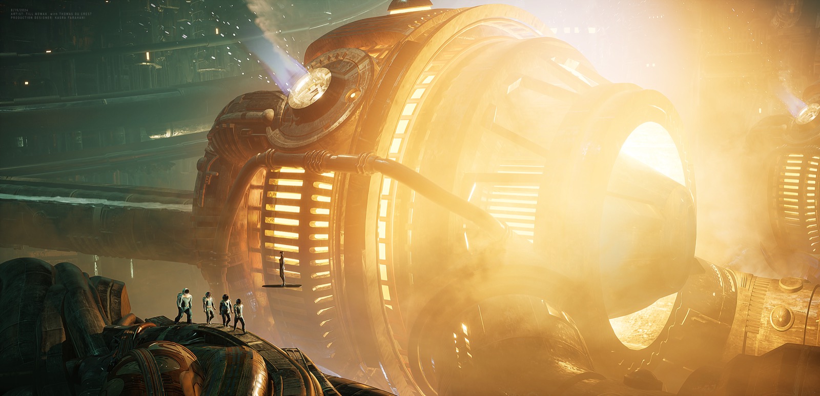 The Fantastic Four: First Steps — Galactus’ World Ship: Concept illustration — Till Nowak