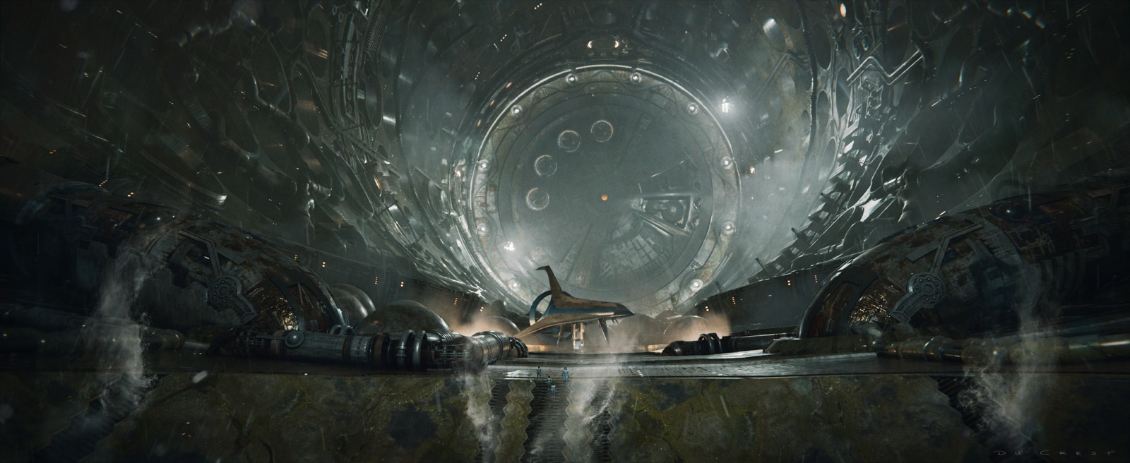 The Fantastic Four: First Steps — Galactus’ World Ship: Concept illustration — Thomas Du Crest
