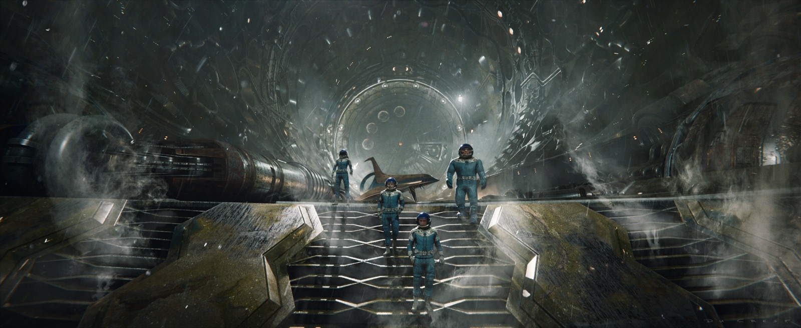 The Fantastic Four: First Steps — Galactus’ World Ship: Concept illustration — Thomas Du Crest