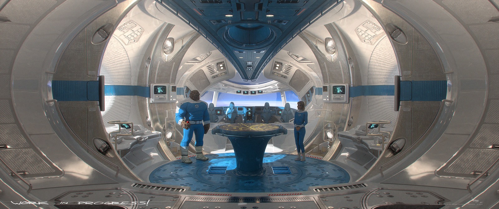 The Fantastic Four: First Steps — The Excelsior: Concept illustration — Josh Viers