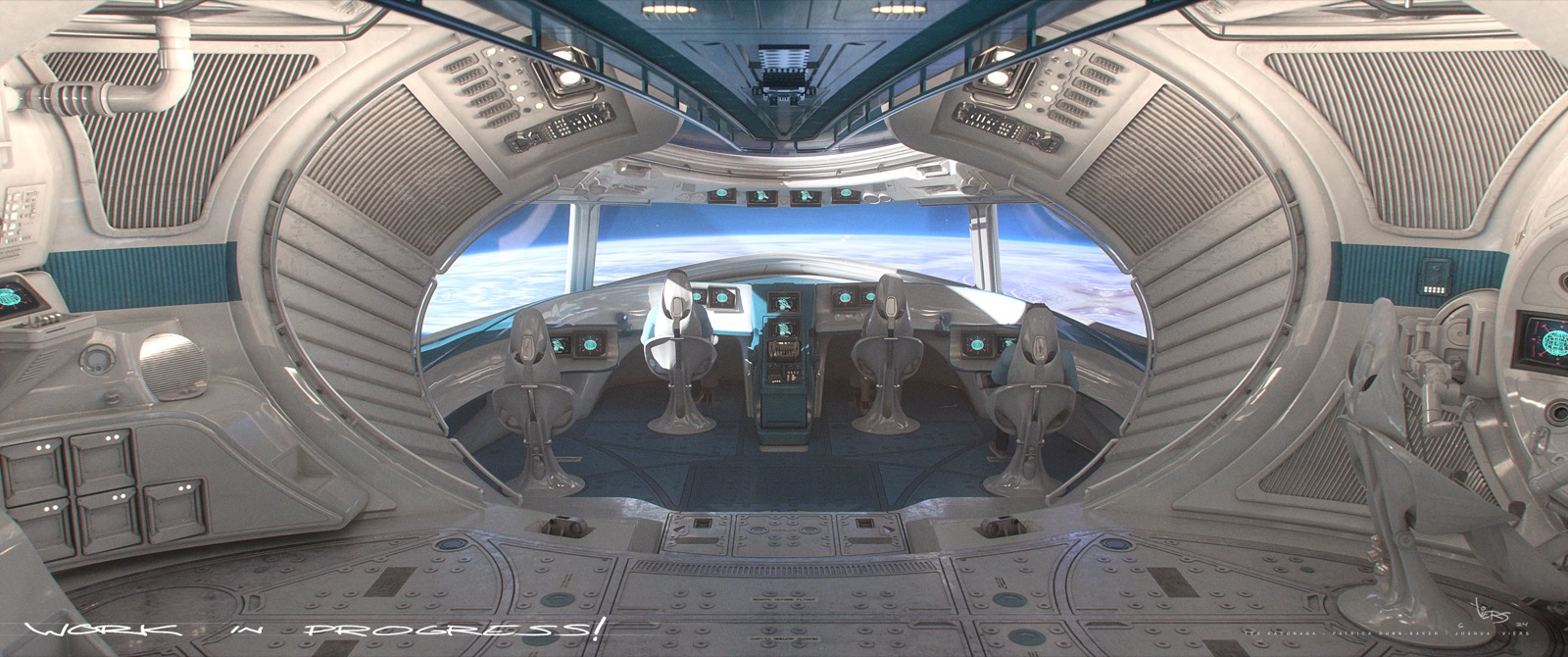 The Fantastic Four: First Steps — The Excelsior: Concept illustration — Josh Viers
