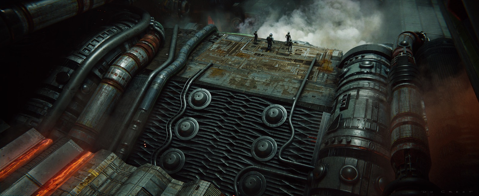 The Fantastic Four: First Steps — Galactus’ World Ship: Concept illustration — Thomas Du Crest
