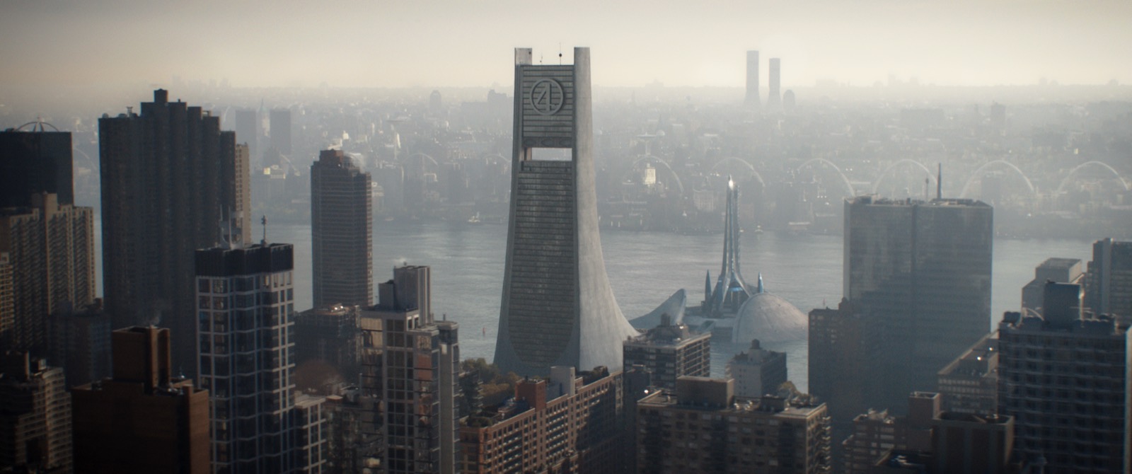 The Fantastic Four: First Steps — The Baxter Building: Set photography