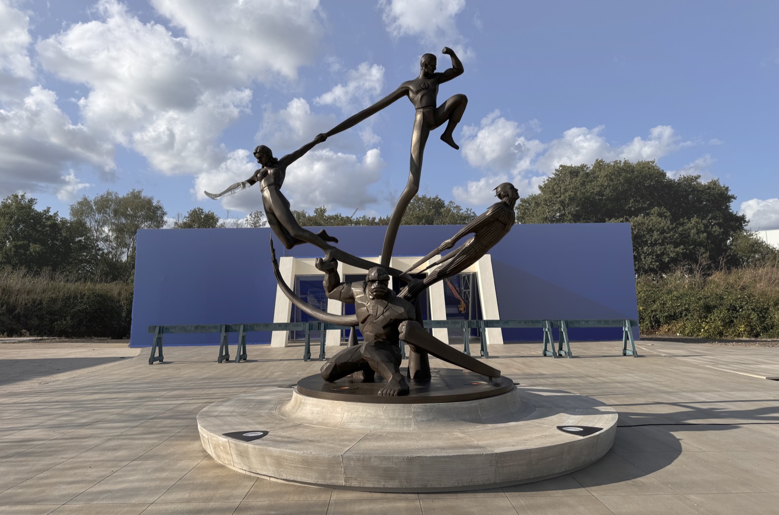 The Fantastic Four: First Steps — The Baxter Building: Set photography