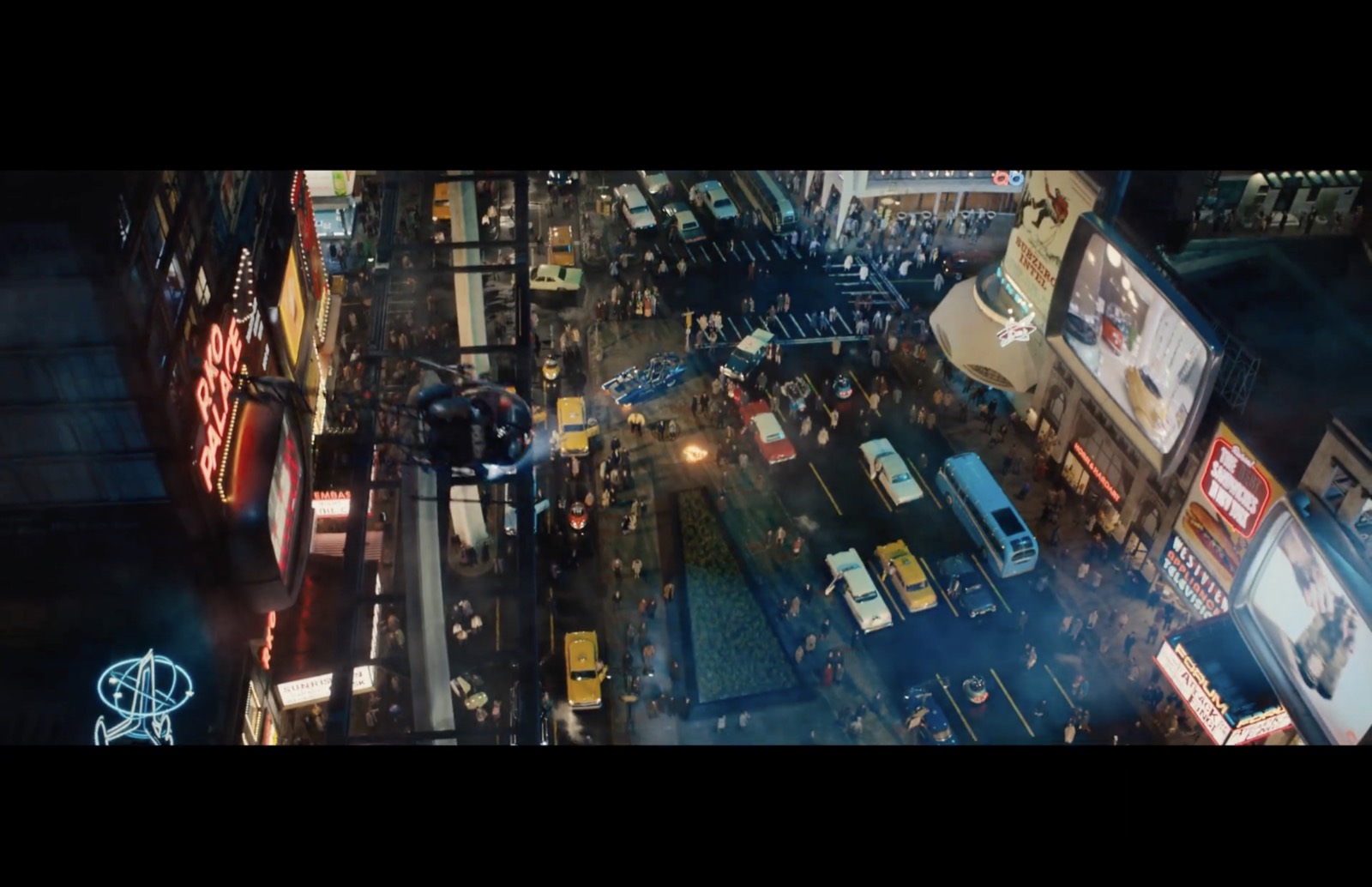 The Fantastic Four: First Steps — Times Square: Set photography