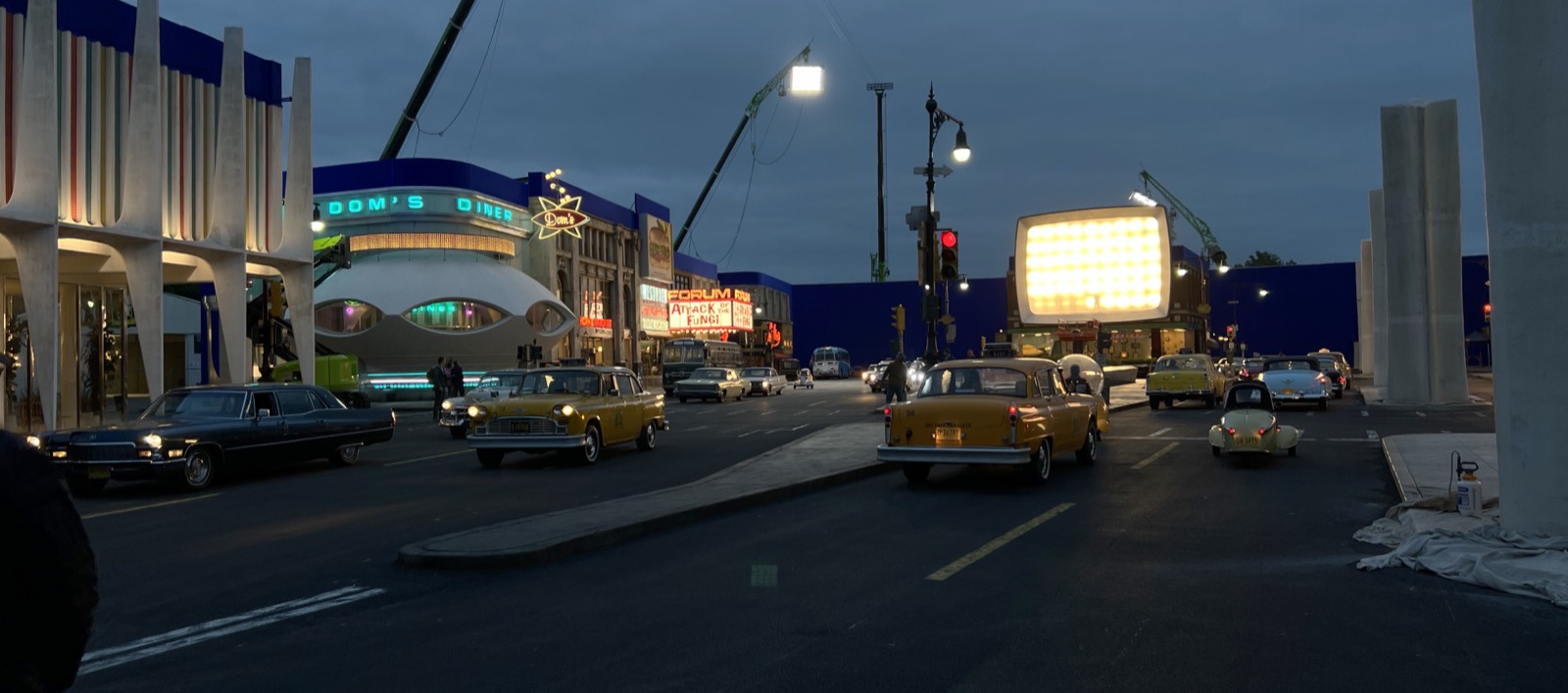 The Fantastic Four: First Steps — Times Square: Set photography