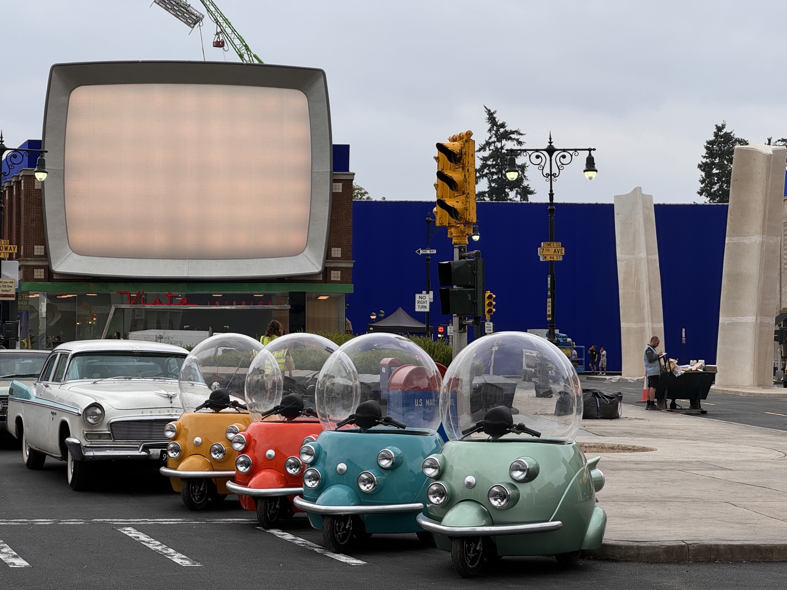 The Fantastic Four: First Steps — Times Square: Set photography