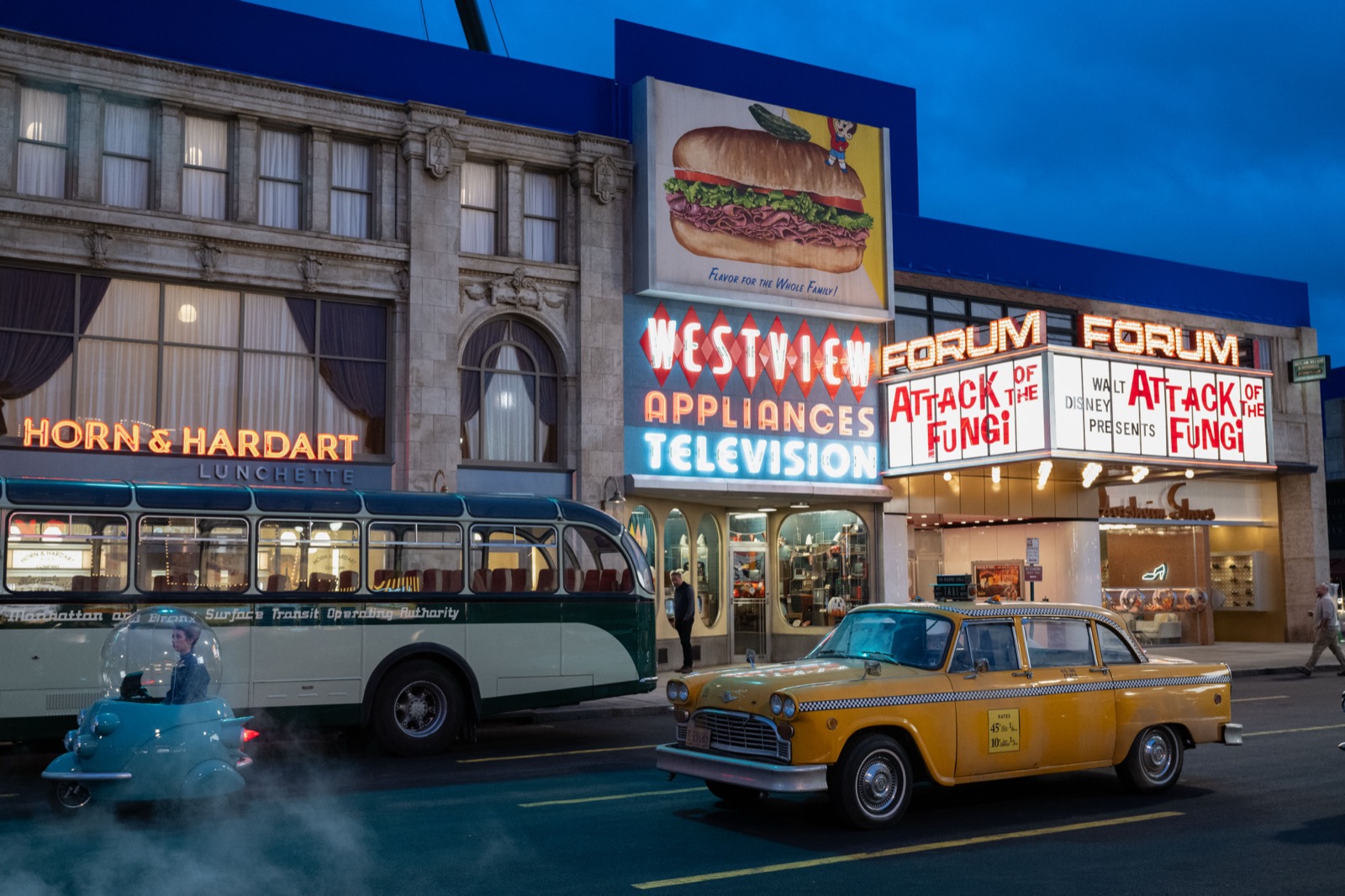 The Fantastic Four: First Steps — Times Square: Set photography