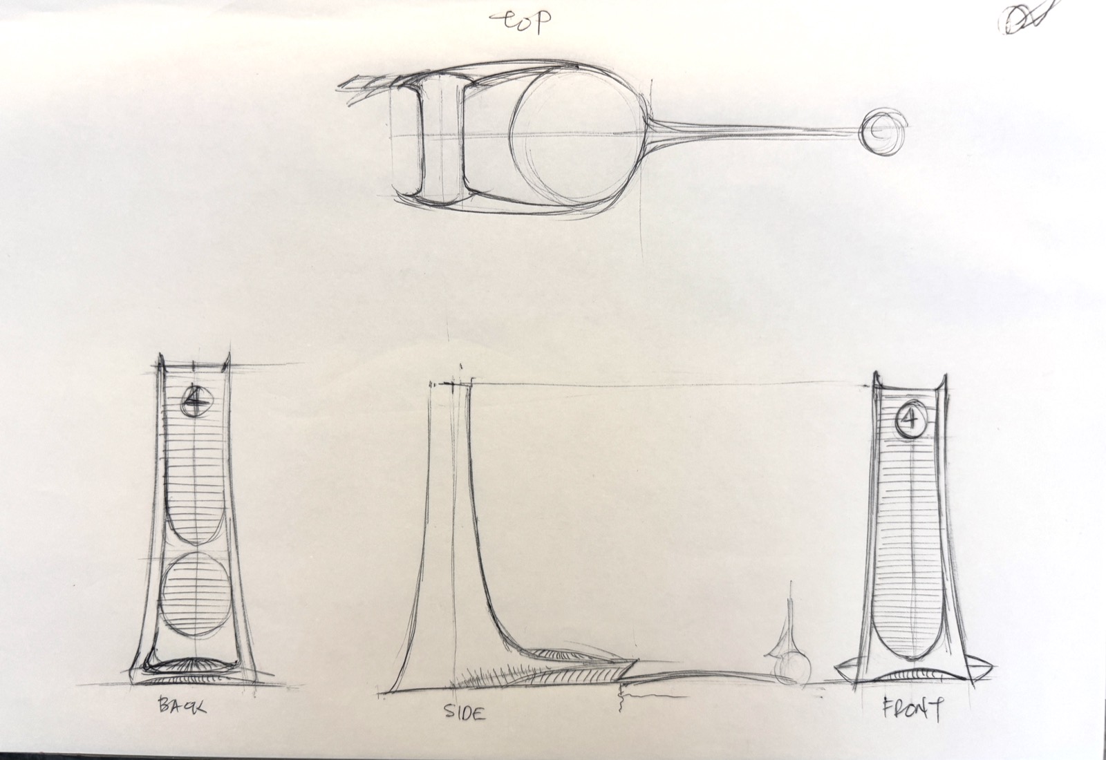 The Fantastic Four: First Steps — The Baxter Building: Pencil sketch — Kasra Farahani