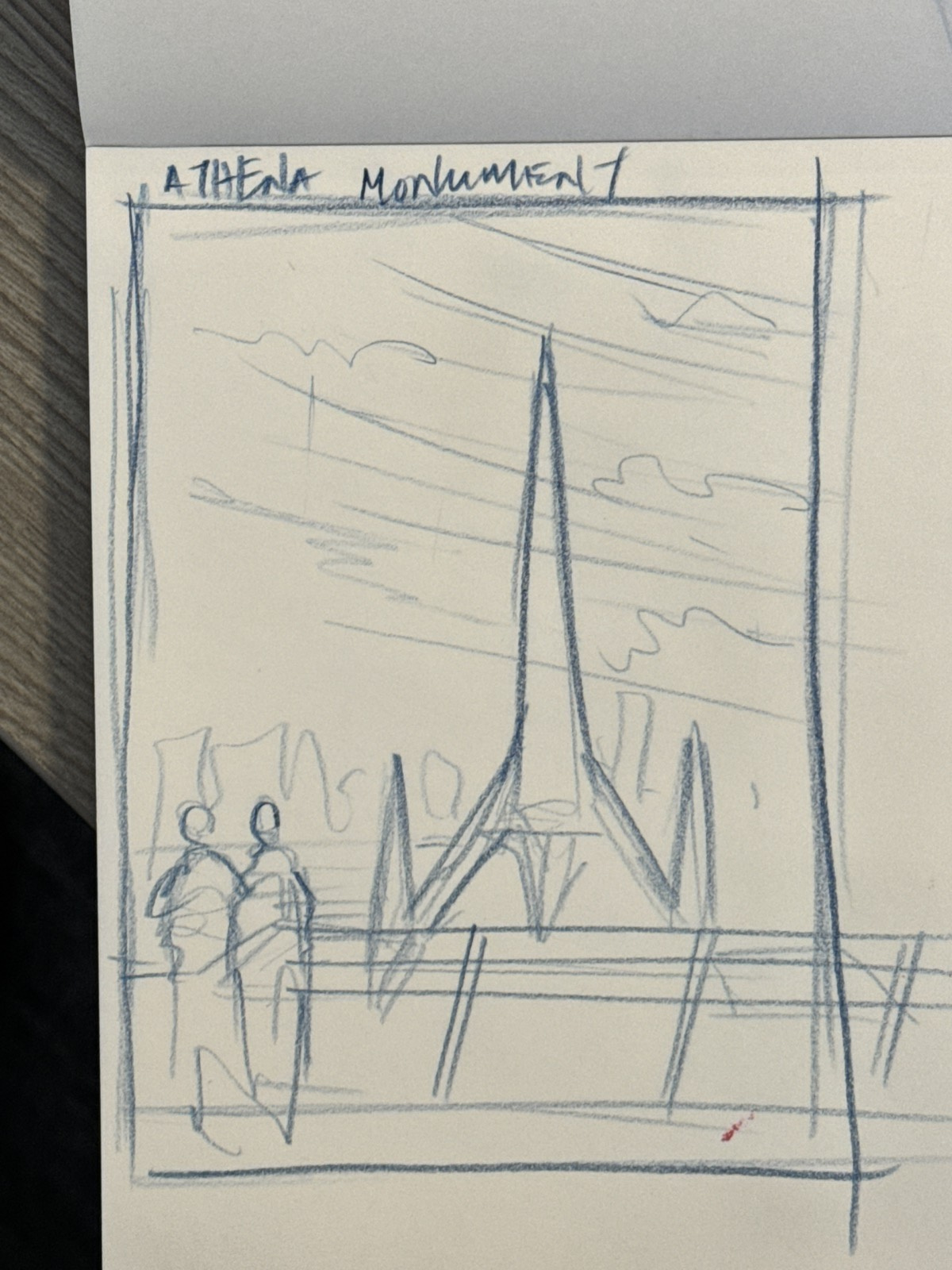 The Fantastic Four: First Steps — The Excelsior: Pencil sketch — Kasra Farahani