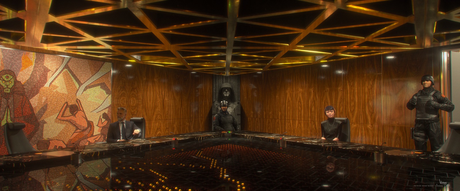 Loki — Season Two — The War Room: Concept illustration — Josh Viers