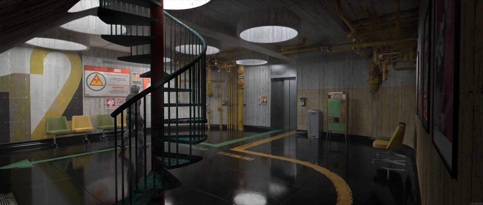 Loki — Season Two — Repairs and Advancement: Concept illustration — Josh Viers