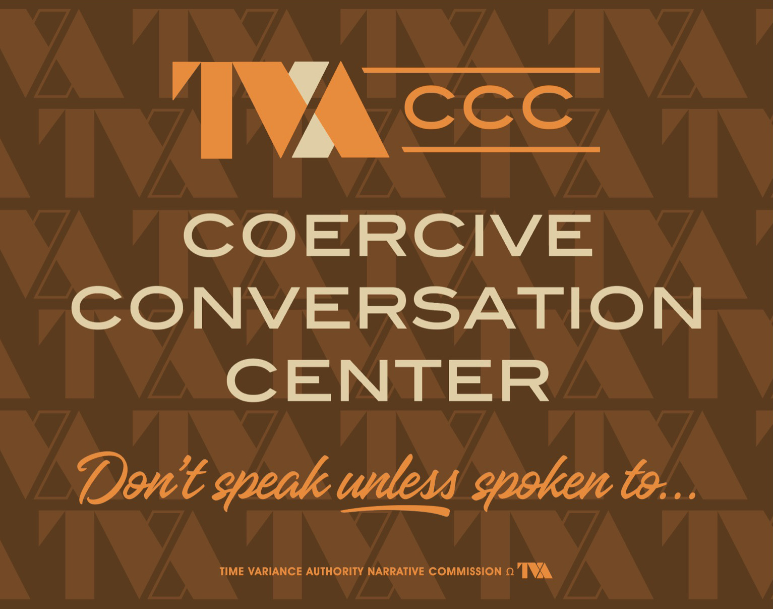 Loki — Season Two — The Coercive Conversation Center: Poster design — Jason Sweers