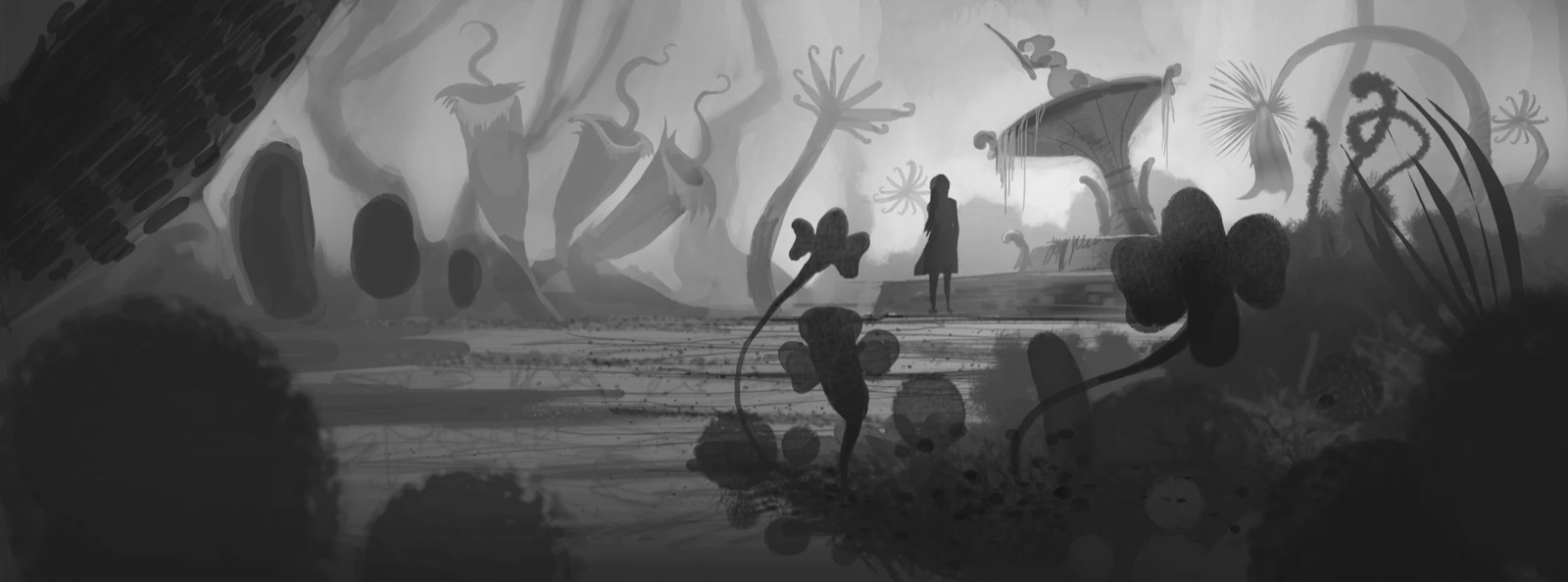 Alice in Wonderland — concept art by Kasra Farahani, image 2
