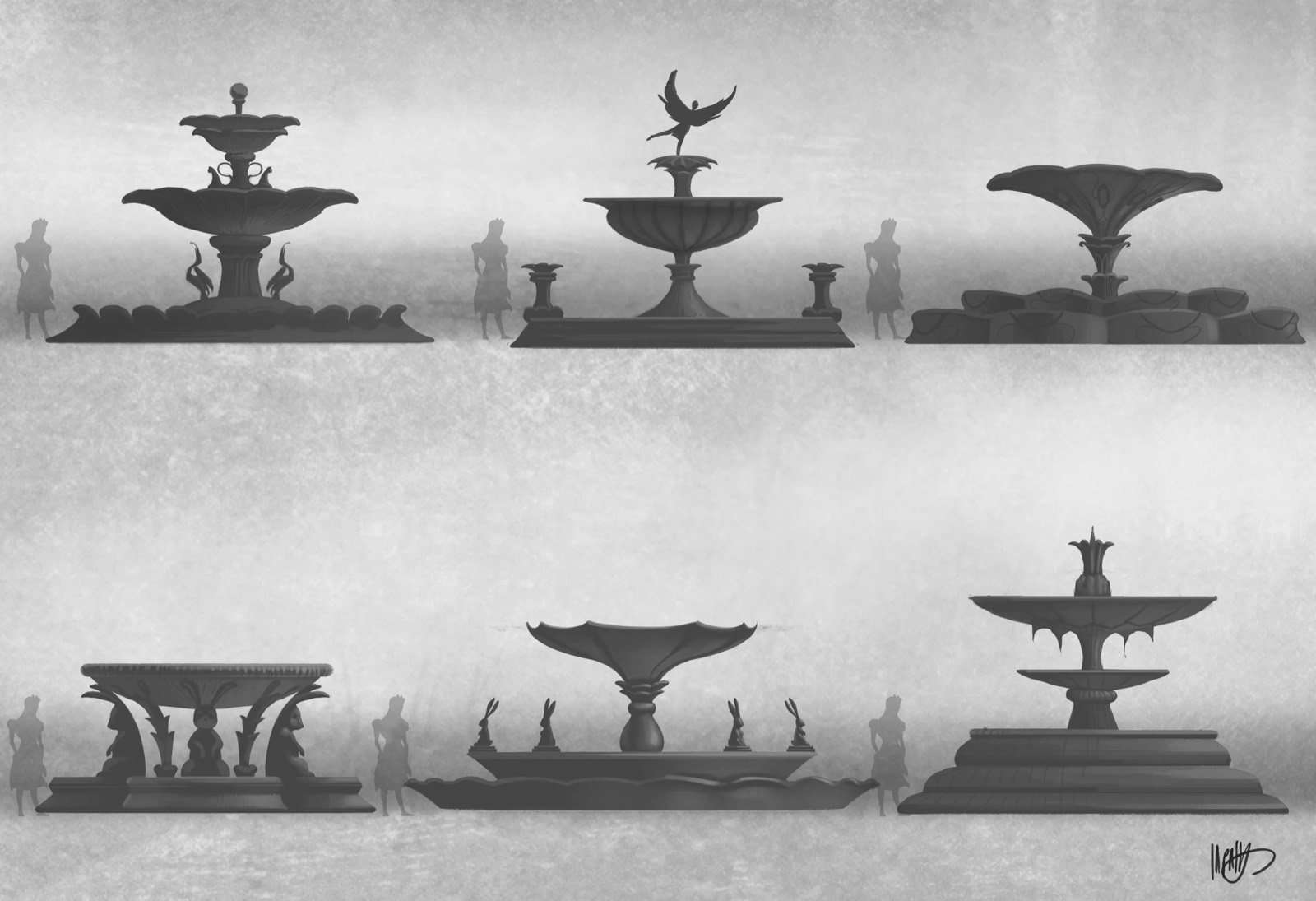 Alice in Wonderland — concept art by Kasra Farahani, image 4