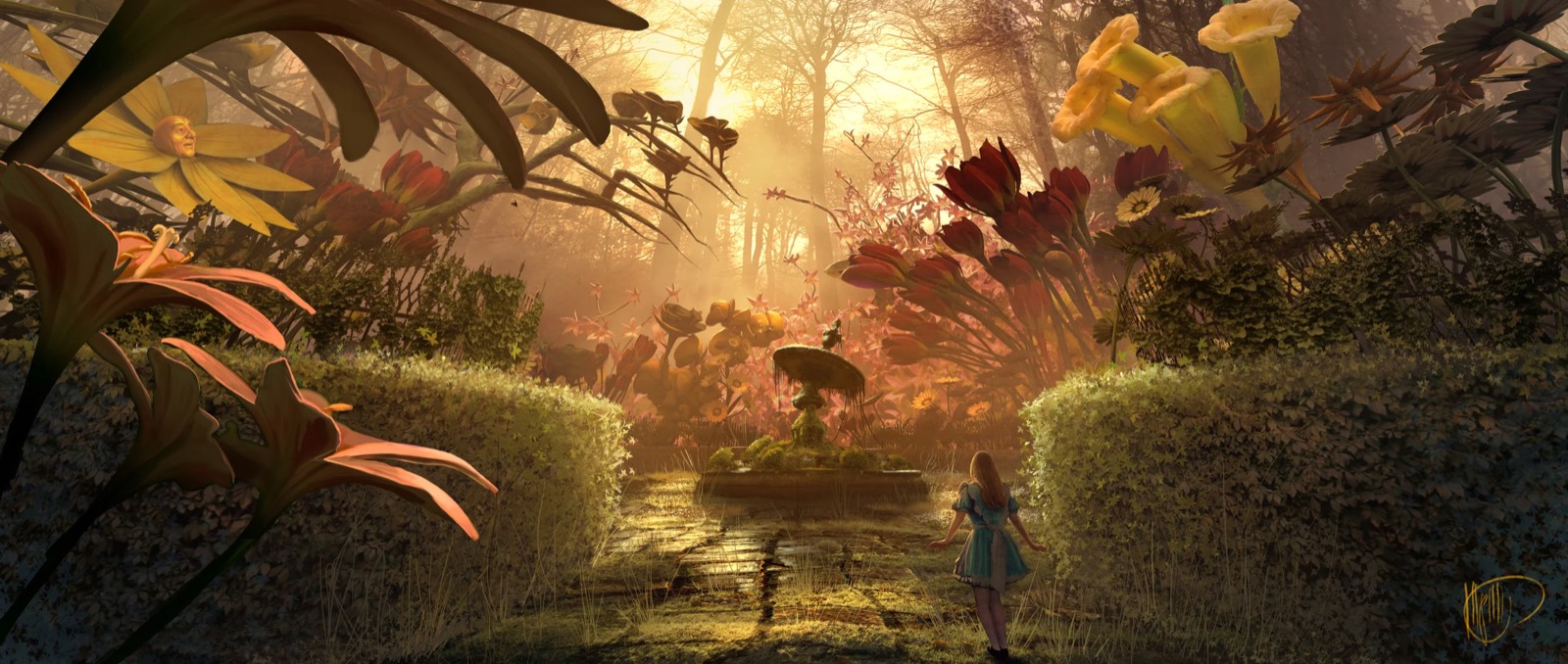 Alice in Wonderland — concept art by Kasra Farahani, image 7