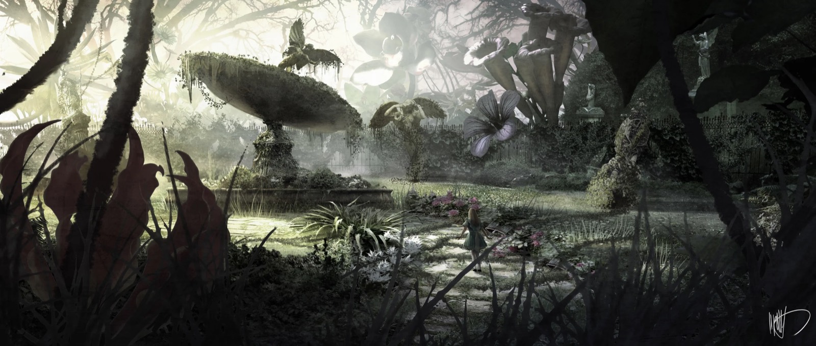 Alice in Wonderland — concept art by Kasra Farahani, image 8