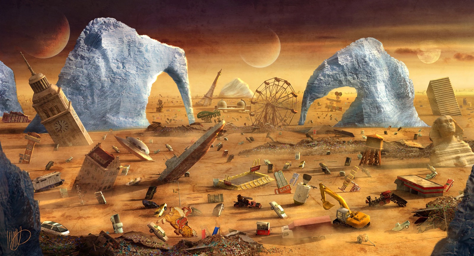 Land of the Lost — art direction by Kasra Farahani, image 11