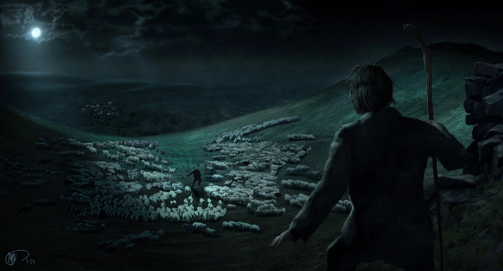 The Wolfman — concept art by Kasra Farahani, image 1